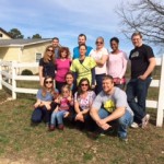 PTA students and me on clinic visit day to Shining Hope Farms
