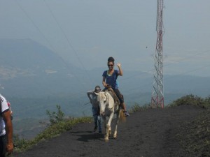 horseback ride up volcano